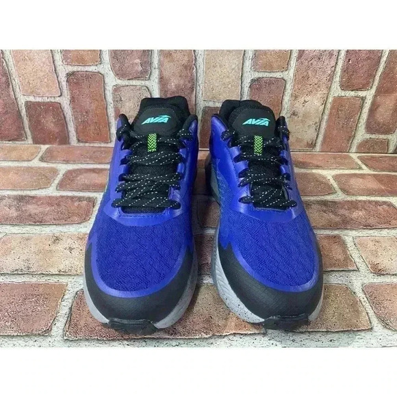 New Mens Avia Athletic Shoes sz 11 Avi-Storm Blue/Black/Green AA50081MMBK